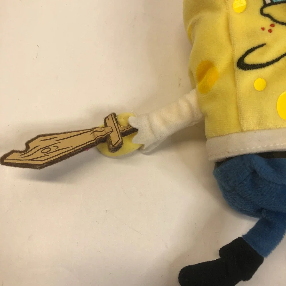 TY Captain SpongeBob Pirate‎ Plush 2008 Nickelodeon Stuffed Toy